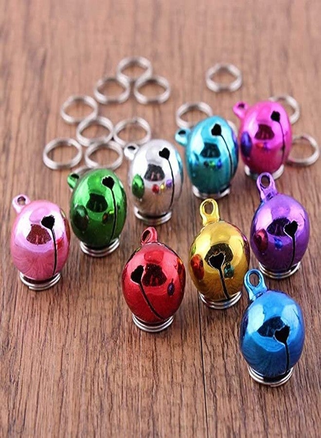 D&C PAWS مجموعة من 8 قطع من تعليقات طوق الكلاب D&C PAWS Bell متعددة الألوان - Image 2